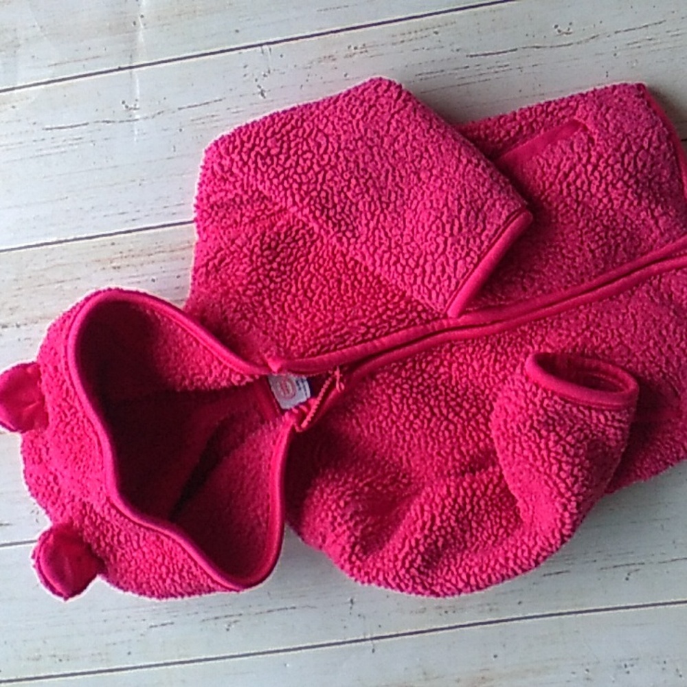 BABY GIRL SUPER SOFT PINK JACKET  6-9 months